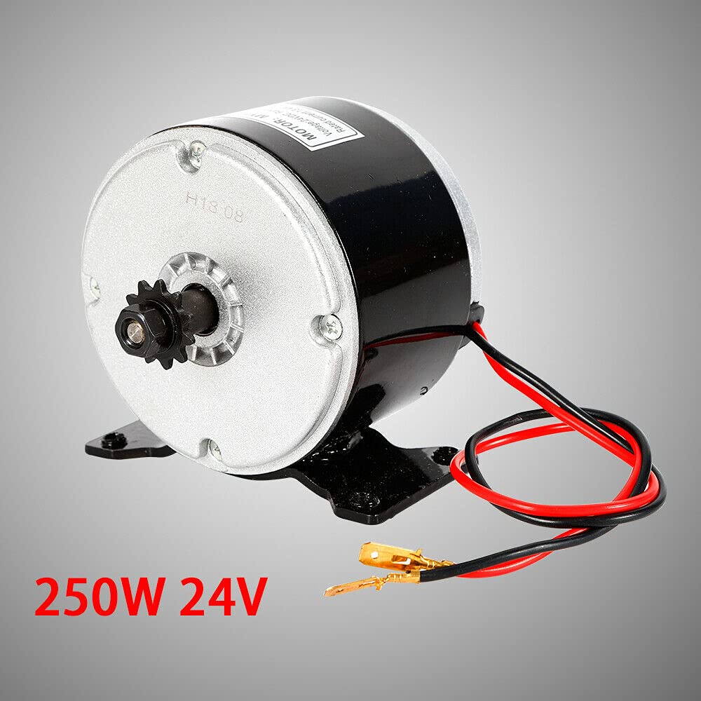 FIKNEE 12V-24V DC Permanent Magnet Brushed Motor Generator Kit - High Power Electric Scooter Motor with Speed Controller for E-Scooters, Wind Turbines, DIY Projects & STEM Education