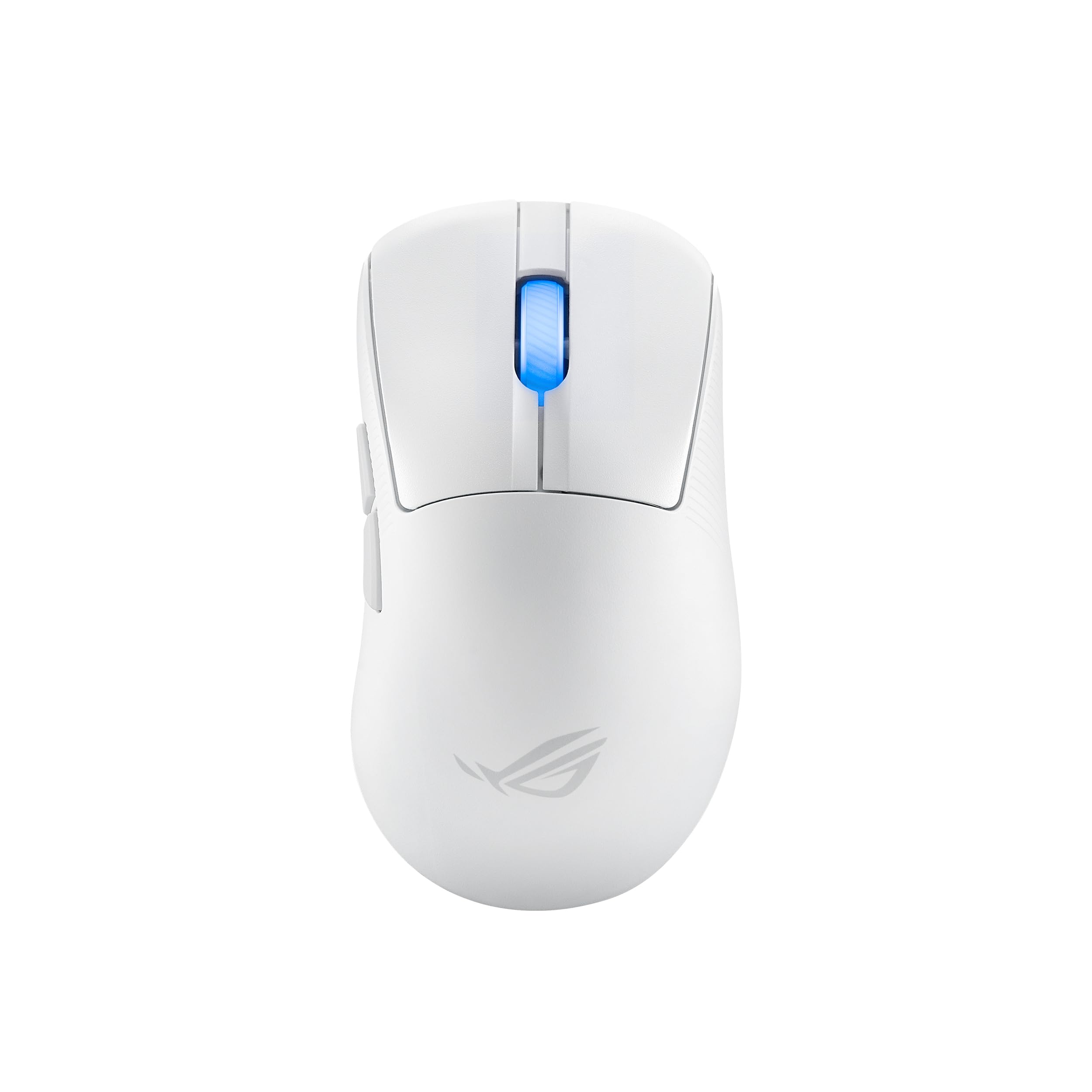 ASUS ROG Keris II Ace Wireless AimPoint White Gaming Mouse - Ergonomic Design, ROG AimPoint Pro Optical Sensor (42,000 DPI), ROG Optical Micro Switches, USB/Bluetooth/2.4GHz ROG SpeedNova - Perfect for FPS, MOBA & Esports Gaming