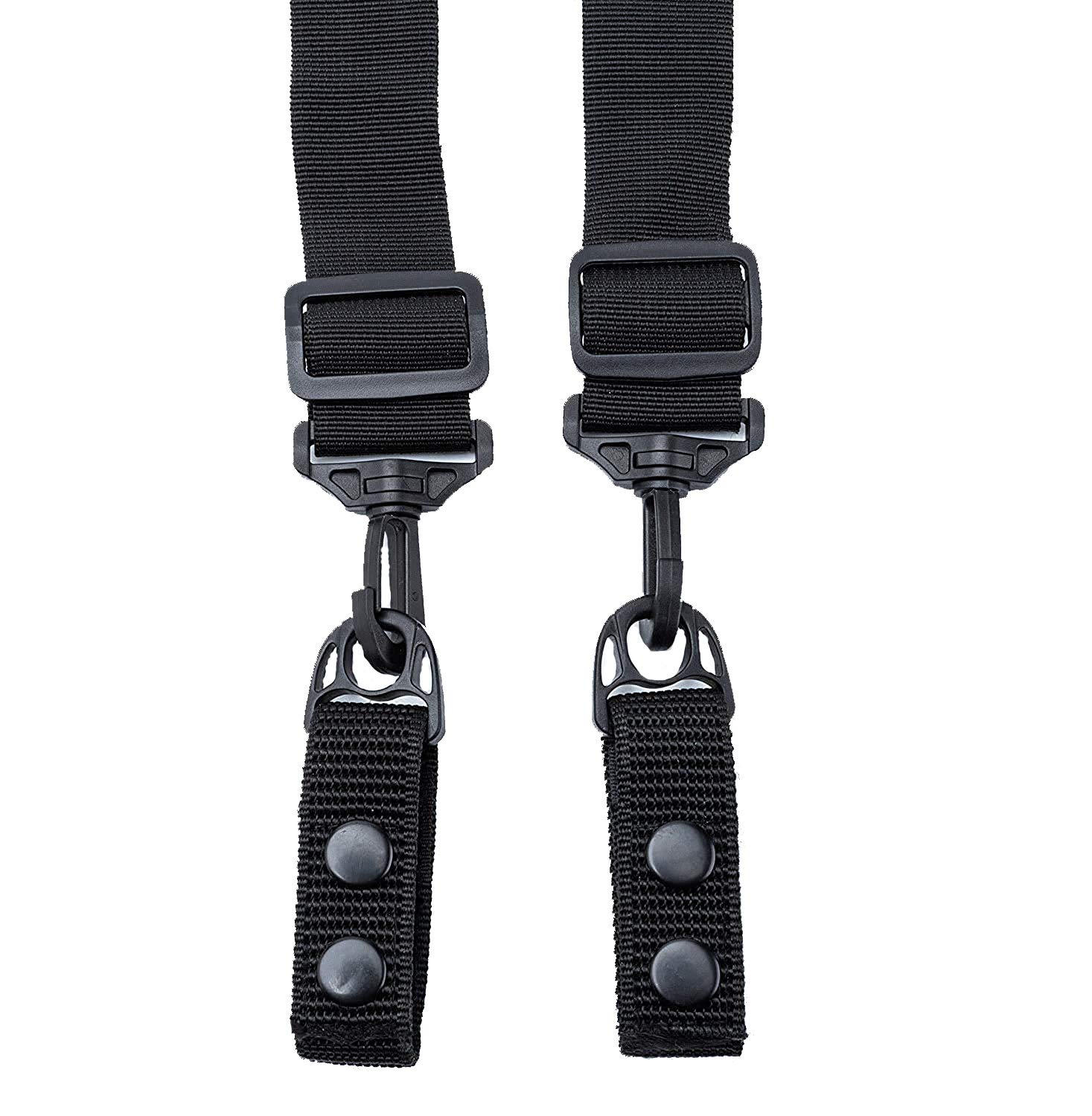 Tactical Nylon Police Duty Belt Suspenders - Adjustable Padded Harness for Law Enforcement & Security (Ideal for Patrol, Duty Gear & Equipment Carrying)