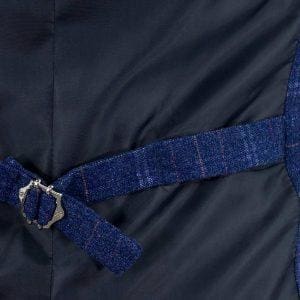 Cavani Kaiser Blue Tweed Waistcoat Vest for Men | Premium Formal Wear | Perfect for Weddings, Business Meetings & Special Occasions