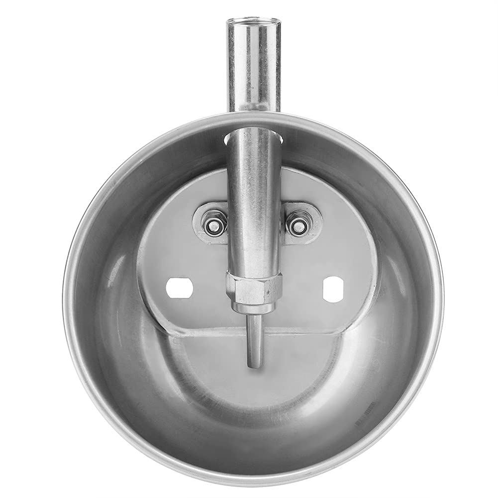 **Stainless Steel Pet Water Bowl with Water-Saving Valve – Durable & Leak-Proof Drinking Dish for Dogs, Cats, Birds, and Small Animals – Perfect for Indoor, Outdoor, and Travel Use**