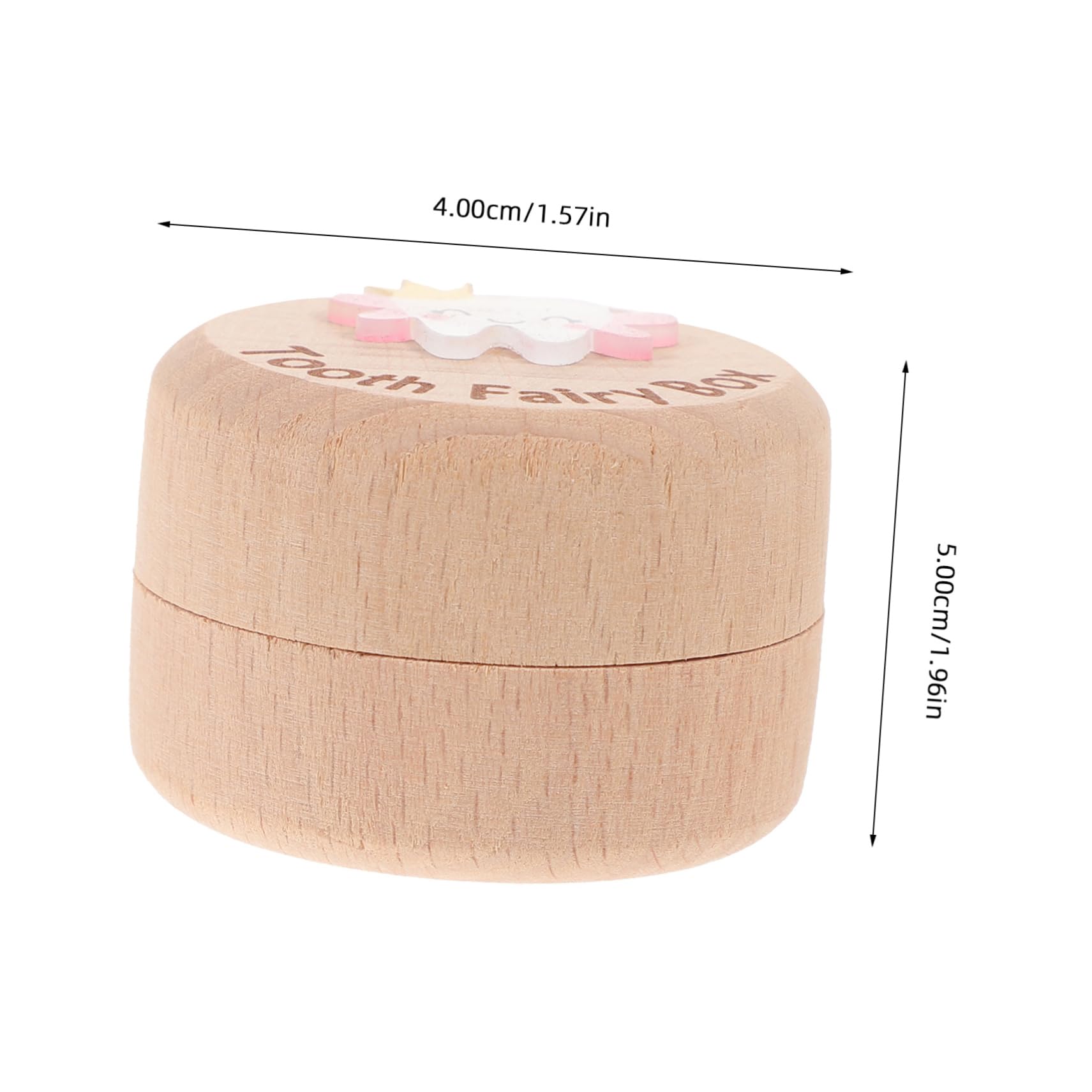 VICASKY Wooden Tooth Keepsake Box - Baby First Tooth Organizer Holder, Souvenir Memory Box for Kids - Perfect for Baby Showers, Christenings & Milestone Gifts