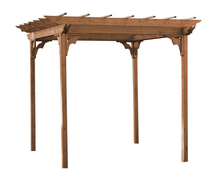 Regallion Outdoor Wooden Pergola Kit with Swing Hangers - 6x8, 8x8 & 8x10 Sizes - Perfect for Backyard, Garden, Patio & Deck Shade Structure