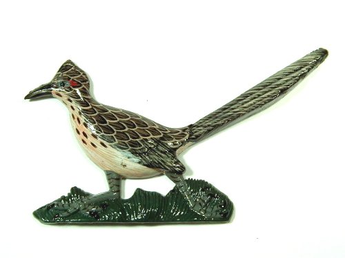 Hand Painted Road Runner Bird Refrigerator Magnet - Unique Southwestern Kitchen Decor for Fridge, Office & Home Organization