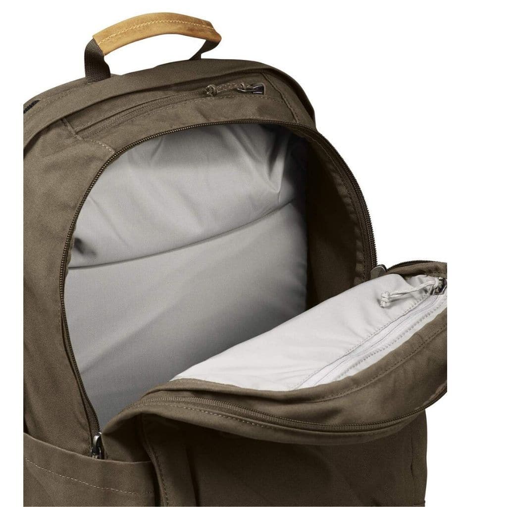 Fjallraven Raven 28L Backpack - 15-Inch Laptop Compatible, Water-Resistant, Navy Blue - Perfect for Hiking, Travel & School