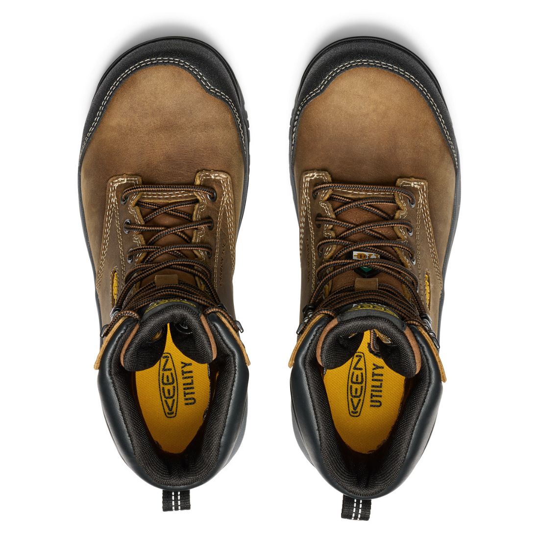 **Keen Evanston Women's Size 8 Waterproof Composite Toe Work Boots - Brown (1029671) - Durable & Comfortable for Construction, Hiking & Outdoor Work**