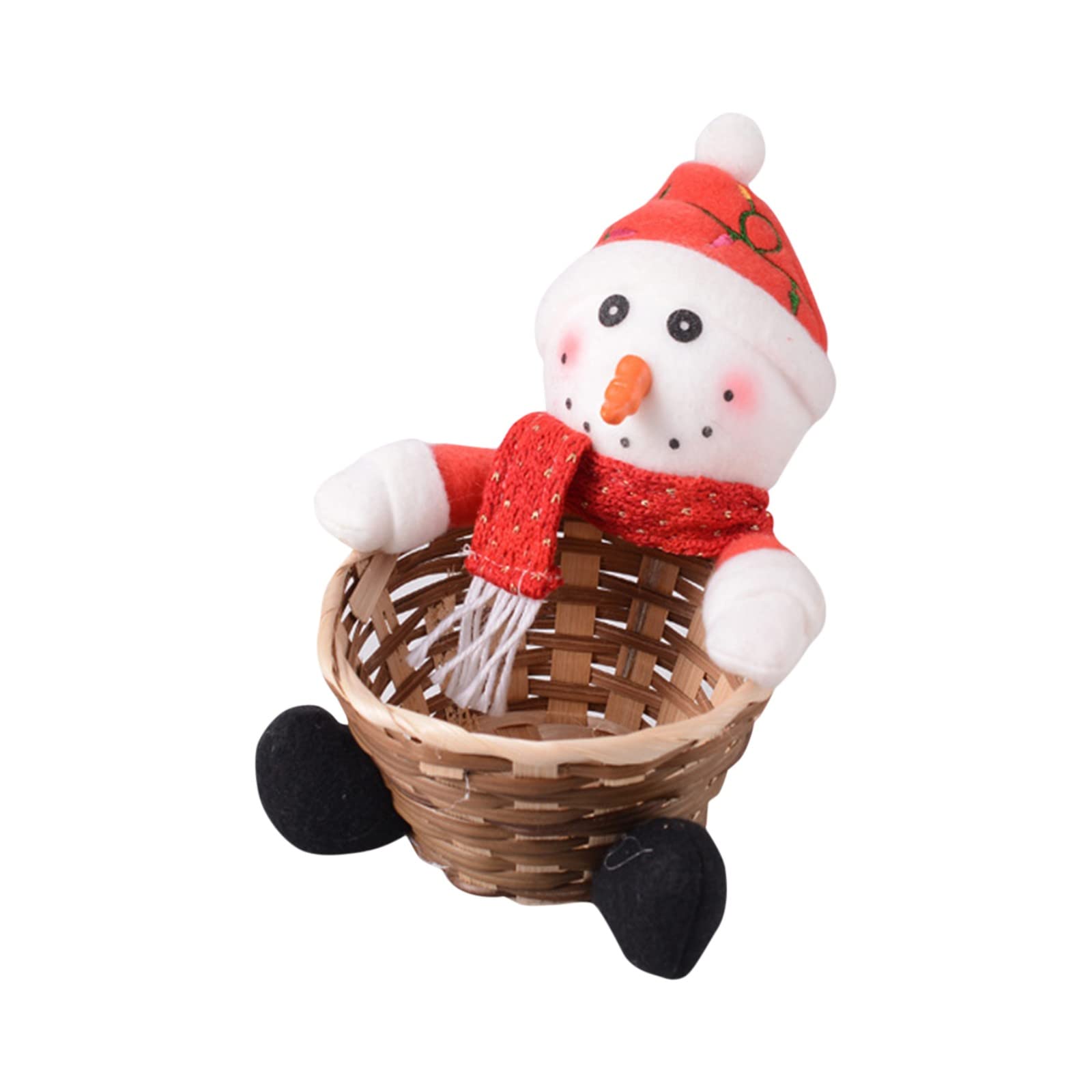 Christmas Gift Basket with Fruit & Candy Decorations - Holiday Home Decor for Kids & Festive Party Supplies | Perfect for Gifting, Holiday Parties & Seasonal Decor