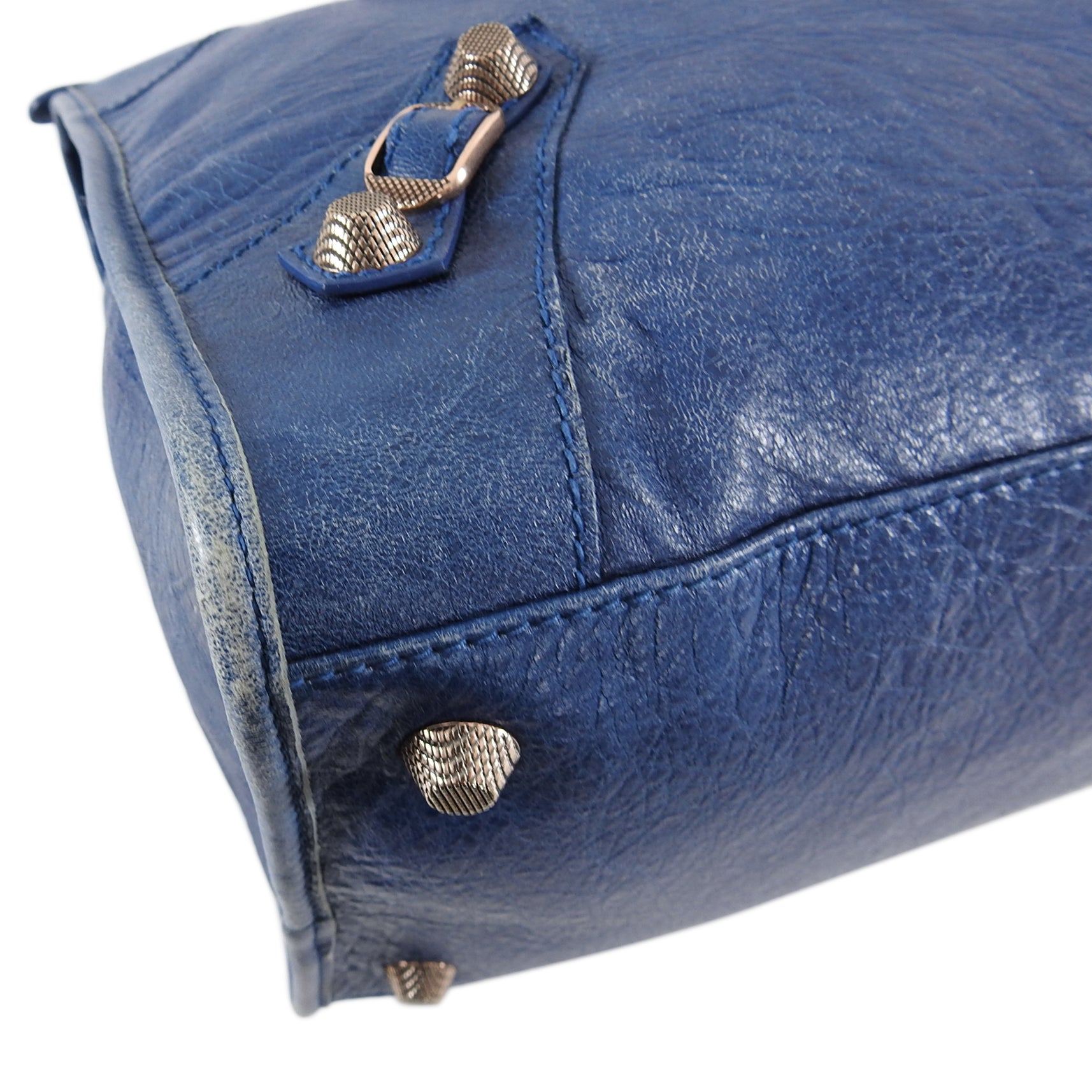 Balenciaga Blue Lambskin Large Giant 21 Work Bag - Luxury Designer Handbag for Women, Perfect for Office, Travel & Everyday Use