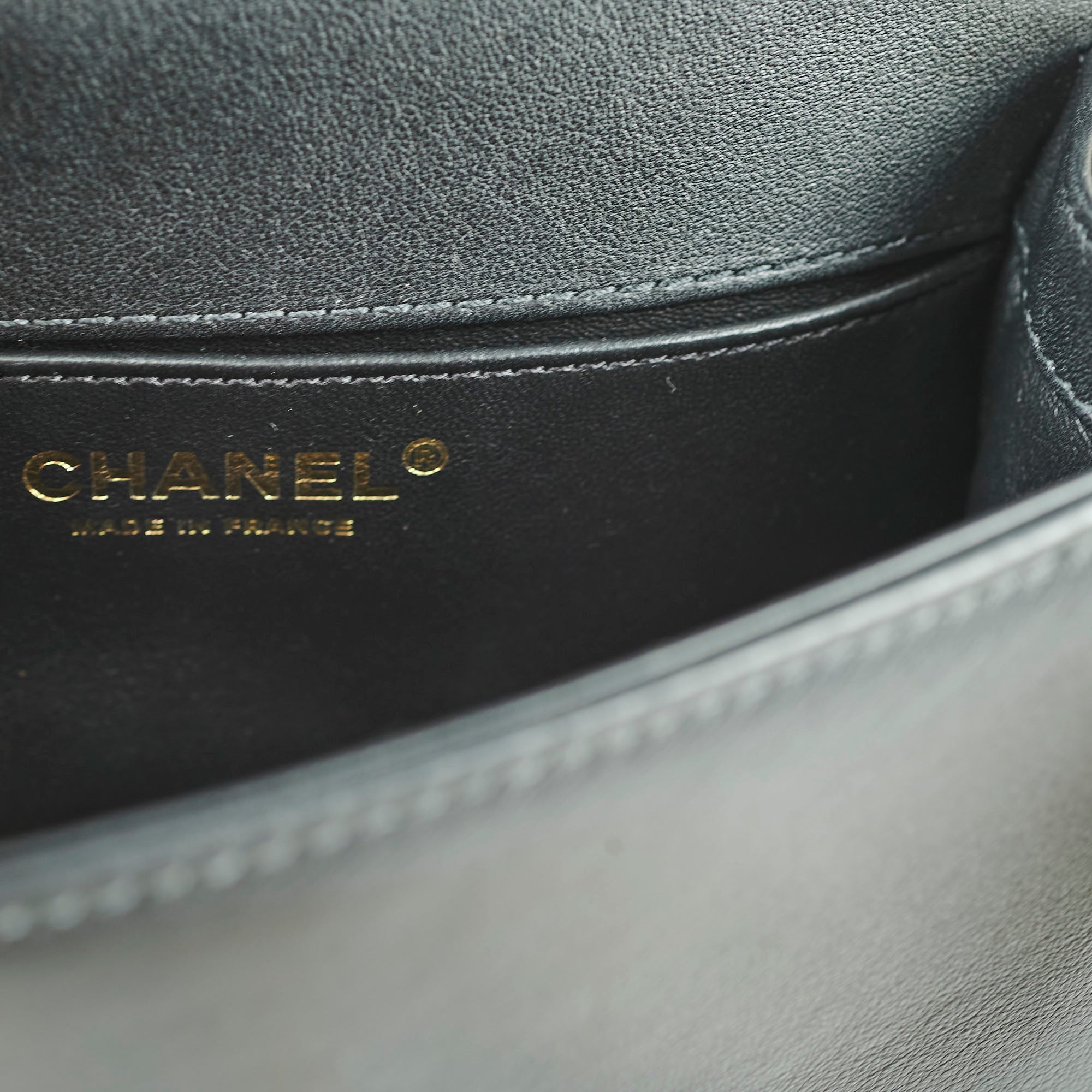 Chanel Boy Small Black Lambskin Leather Top Handle Bag with Microchip - Luxury Designer Handbag for Women, Perfect for Evening Events & Special Occasions