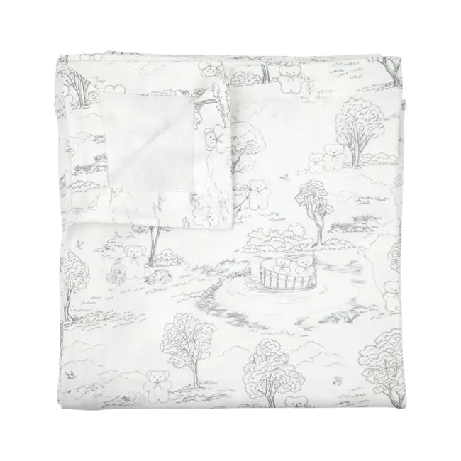 Flatout Bear Wrap Jersey Grey - Soft and Cozy Fleece Blanket for Adults, Perfect for Lounging, Camping, and Home Comfort