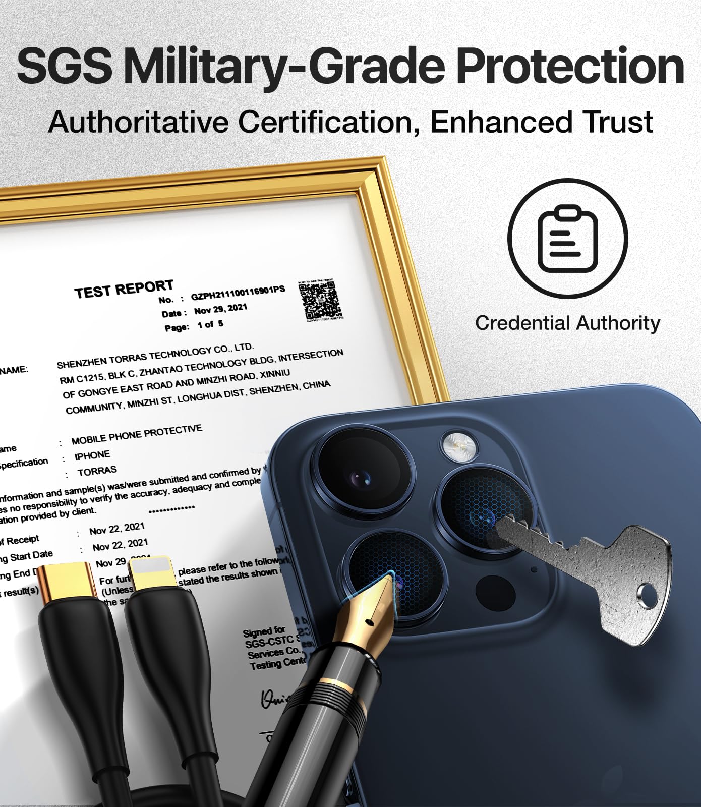 Premium Lensguard Camera Protector for iPhone 16 Pro Max - HD Clear Scratch-Resistant Cover - Perfect for Travel, Outdoor Adventures & Daily Protection