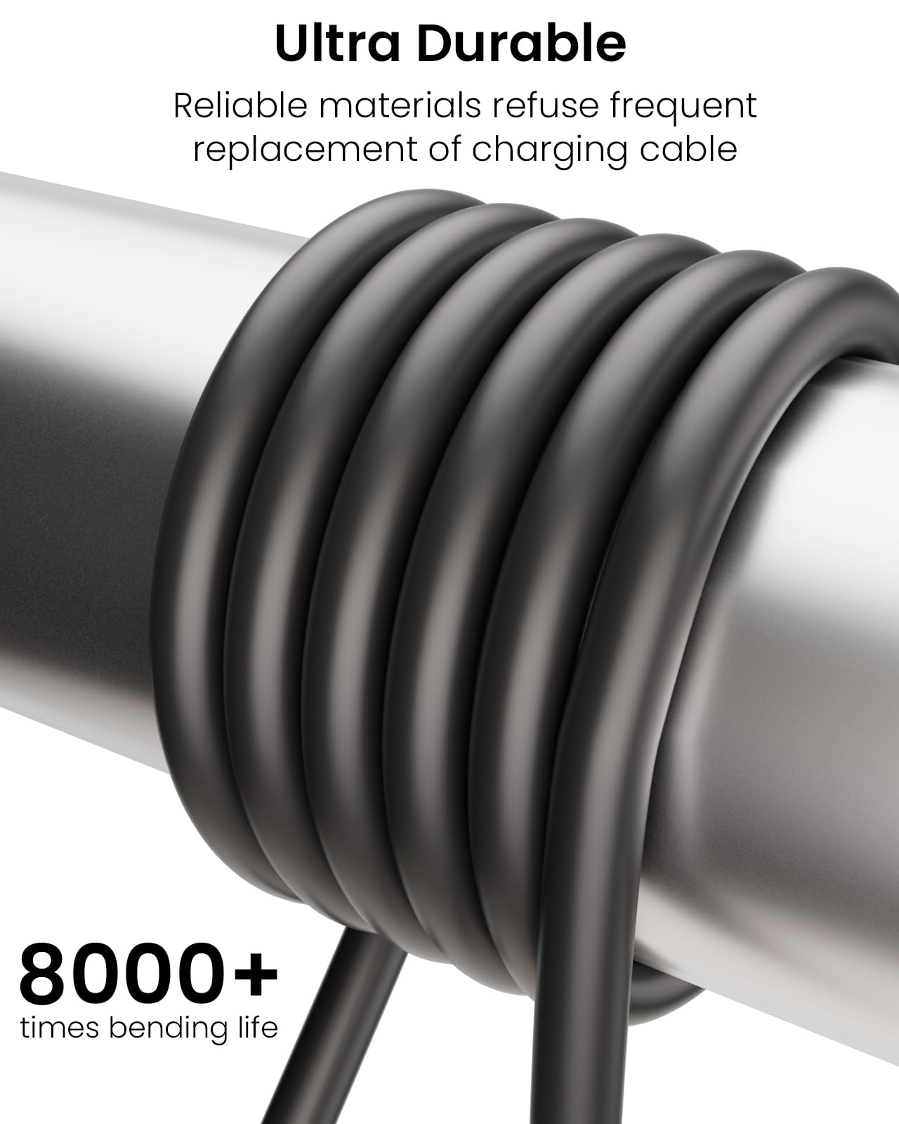 Fitbit Charge 2 Charger Replacement - 3.3ft Wall Charger Cable for Fitbit Charge 2 Fitness Tracker & Heart Rate Monitor - Perfect for Home, Office & Travel Use