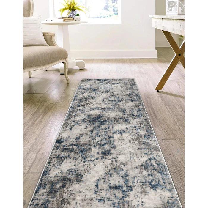 Euphemia Distressed Abstract Eclectic Modern Indoor Area Rug or Runner - Soft Bohemian Style Carpet for Living Room, Bedroom, Office Decor