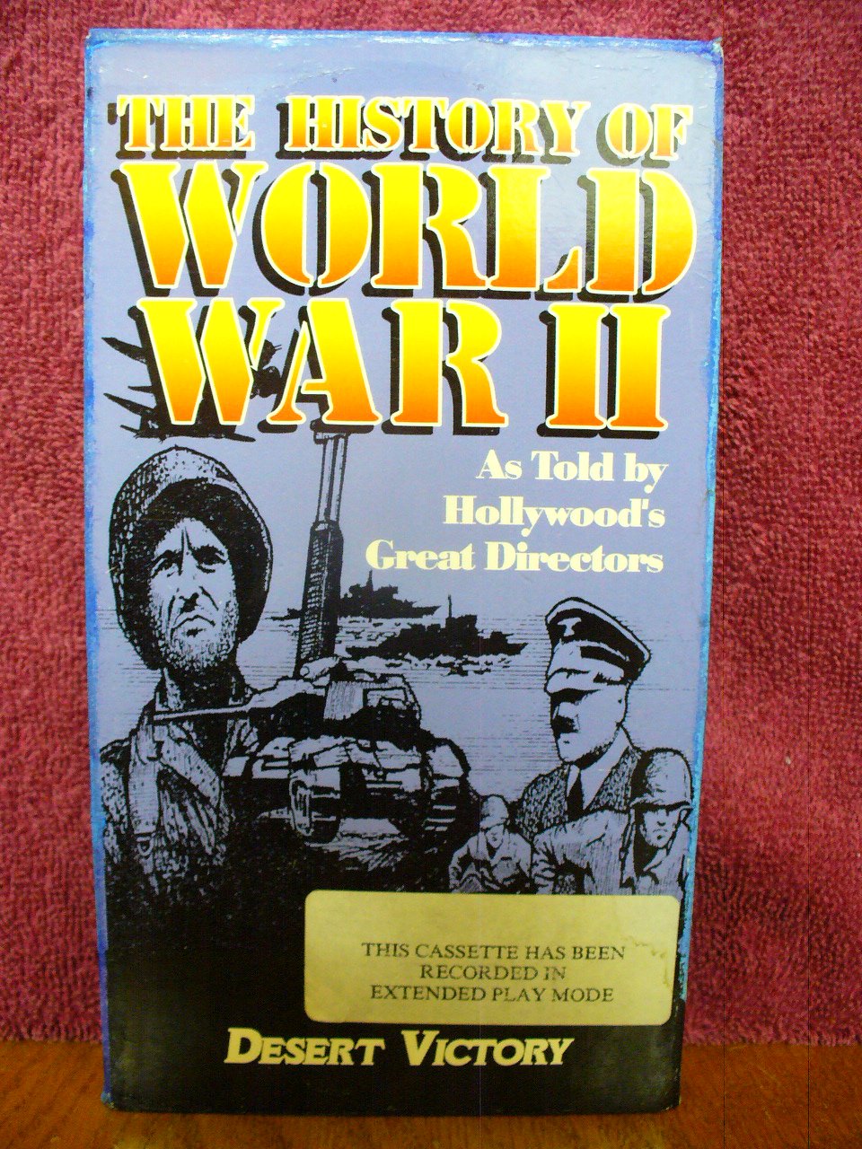 World War II History: Desert Victory VHS Tape - Perfect for History Enthusiasts & WWII Documentary Collectors