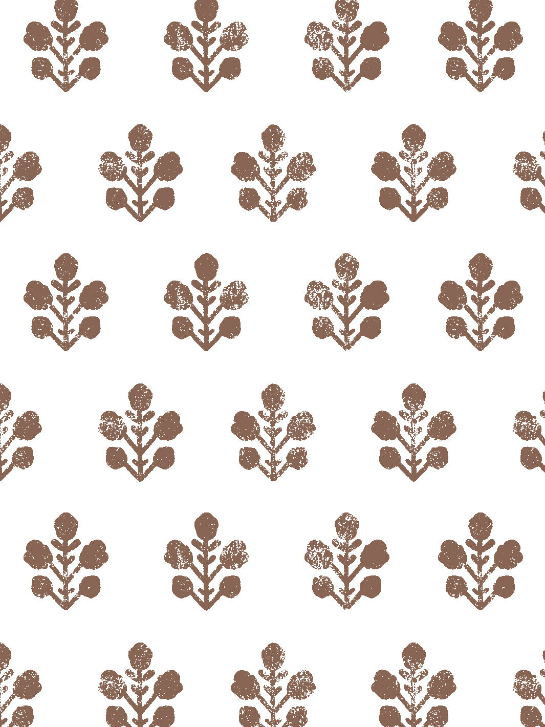 Ensley Petite White Ground Wallpaper by Sugar Paper - Elegant Chocolate Pattern Peel & Stick Wallpaper for Bedroom, Living Room Decor