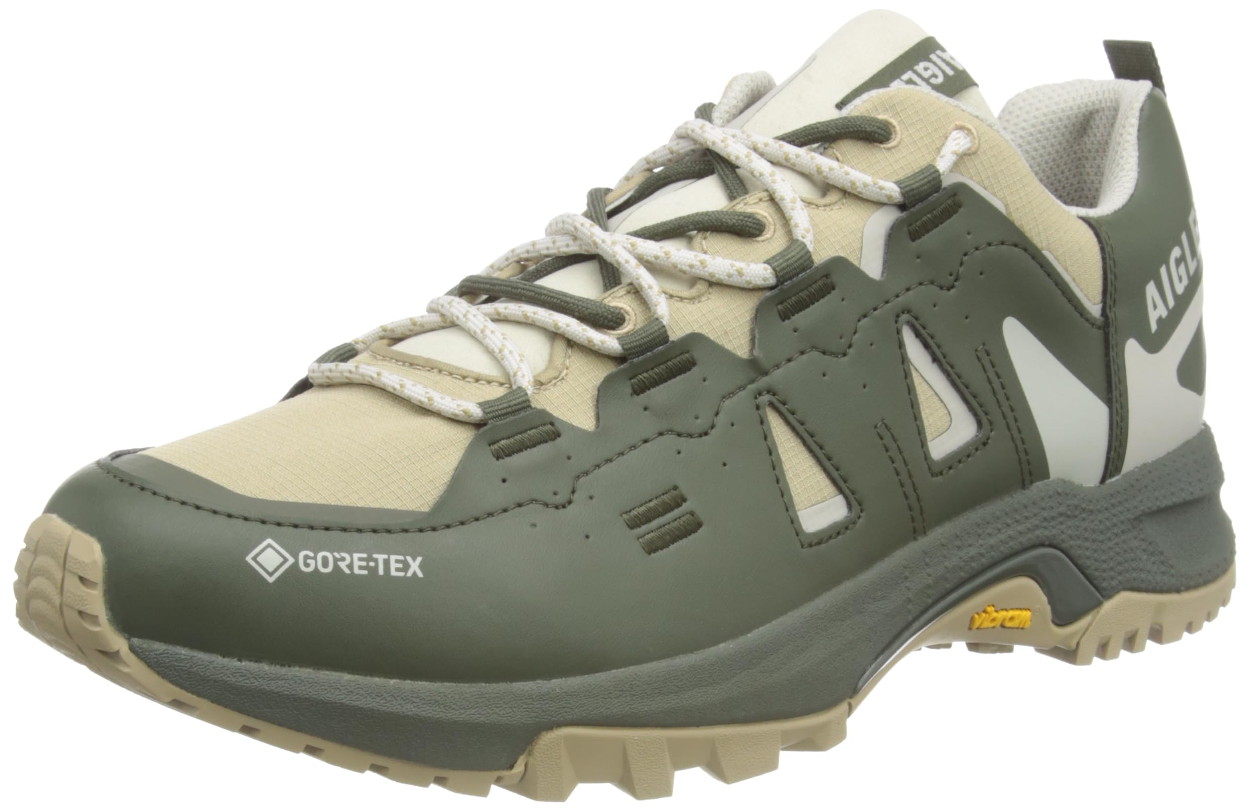 Aigle Men's Pariot GTX Waterproof Hiking Sneakers - Lightweight & Durable for Outdoor Adventures, Trail Running, and Travel