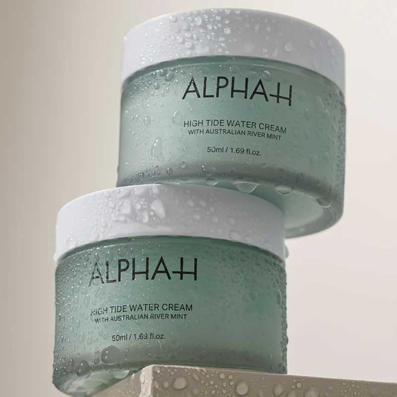 Alpha H High Tide Water Cream - Hydrating Moisturizer for Dry & Sensitive Skin | Day & Night Face Cream for Glowing Complexion | Perfect for Daily Skincare Routine & Post-Workout Hydration