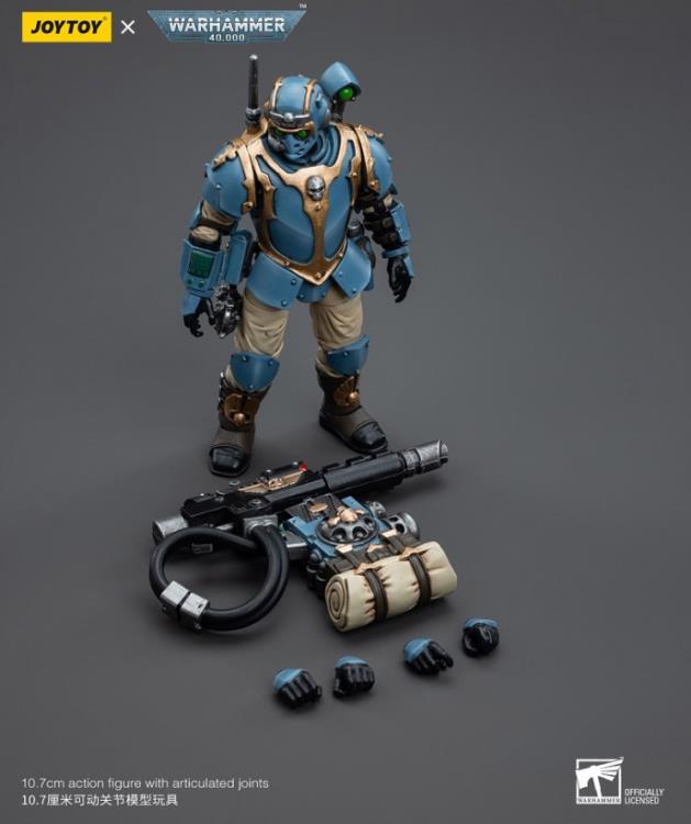 JOYTOY Warhammer 40K Astra Militarum Tempestus Scions Squad - 55th Kappic Eagles Action Figures | Tabletop Gaming Miniatures for Warhammer 40K Battles & Collectors Display