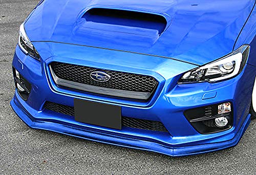 3PCS Front Bumper Lip Kit for 2015-2021 Subaru WRX STi - CS Style Splitter Trim, Spoiler & Air Dam Chin Diffuser Body Kit (Blue) | Enhanced Protection & Aggressive Styling for Street & Track Performance