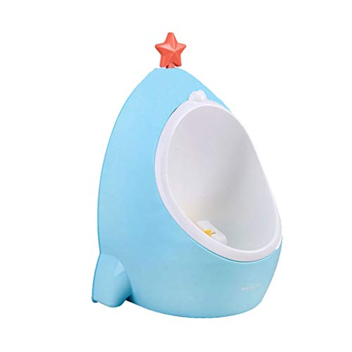 Wall-Mounted Boys Urinal for Kids 1-8 Years Old - Adjustable Height, Easy to Install & Clean - Perfect for Bathroom, Toilet Training & Toddler Potty Learning