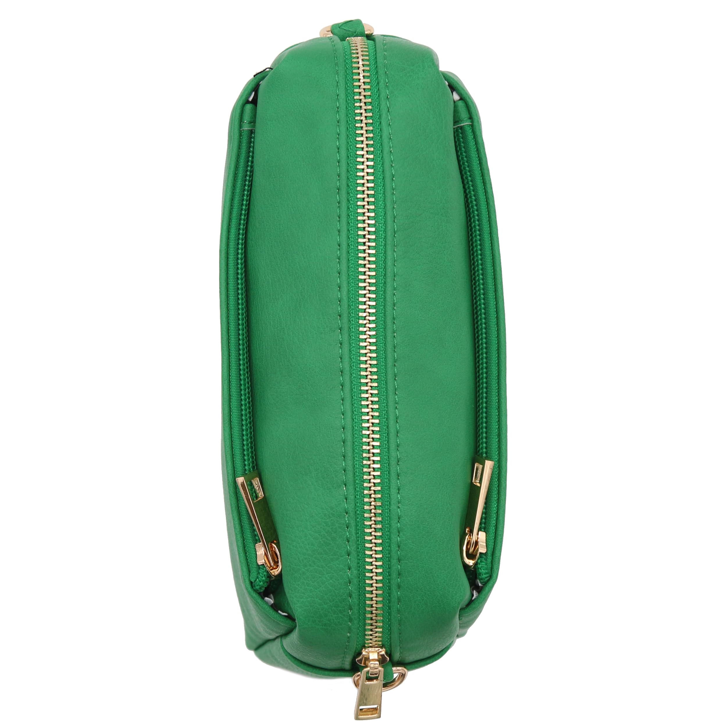 Stylish Triple Zip Small Crossbody Bag for Women - Compact Secure Shoulder Purse with Multiple Pockets - Perfect for Travel, Shopping & Everyday Use