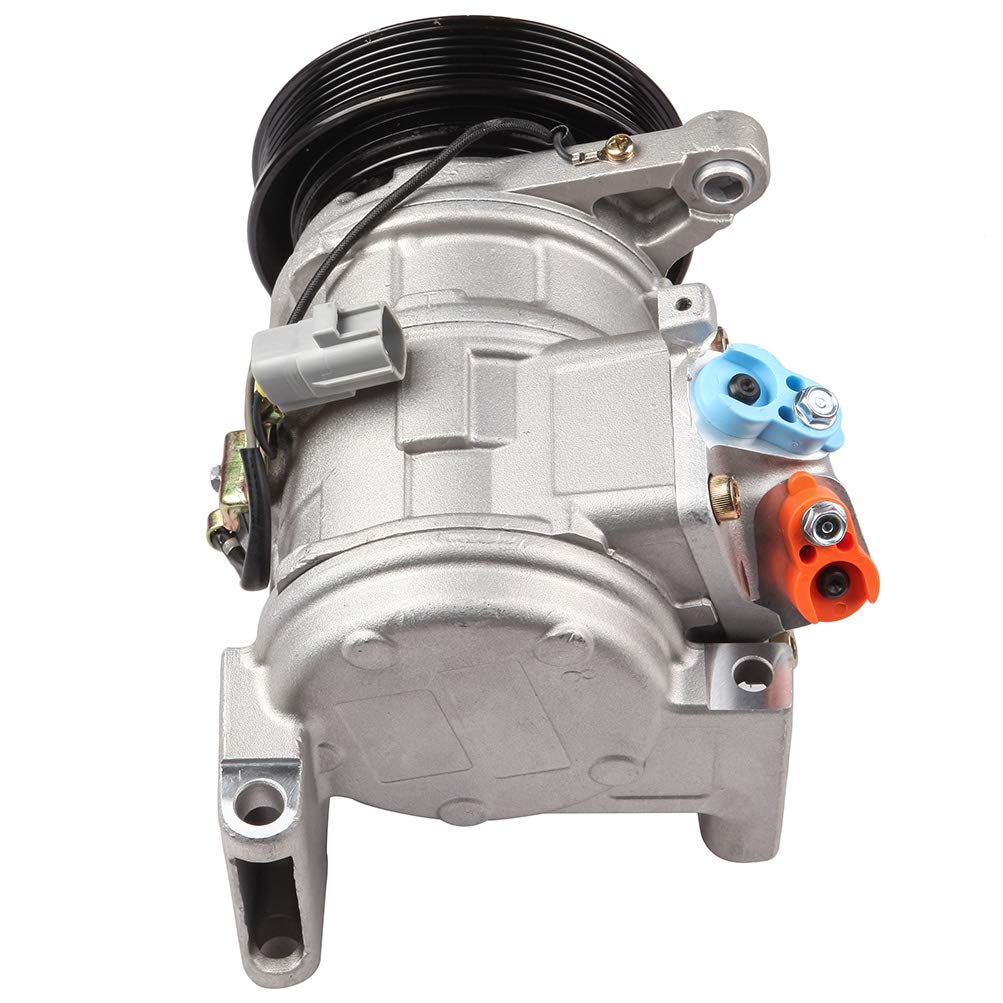 Toyota Supra 3.0L (1993-1998) & Lexus SC300 3.0L (1992-2000) AC Compressor Pump with Clutch - Replacement Air Conditioning Compressor Part #8832014600, 8832024100 - Perfect for Car AC Repair & Cooling System Maintenance