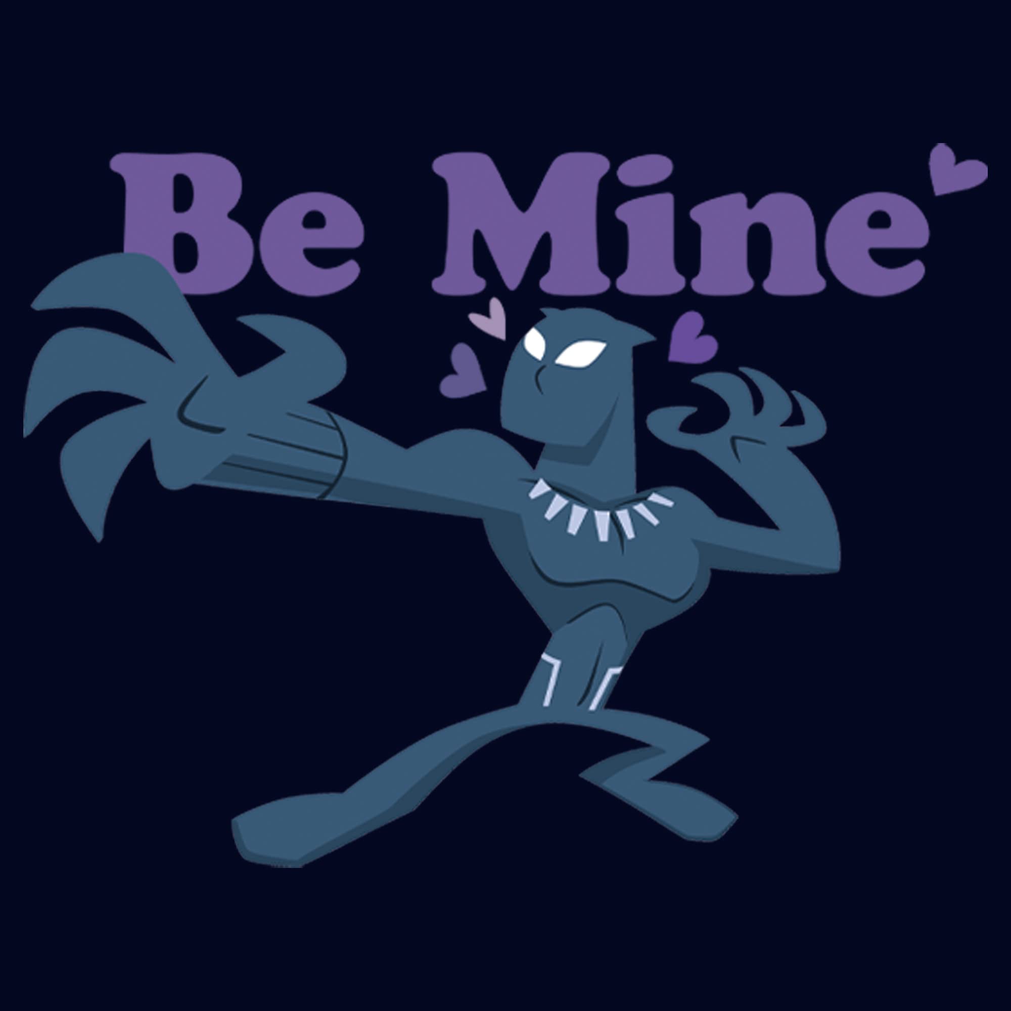 Men's Marvel Black Panther 'Be Mine' Graphic T-Shirt - Superhero Cotton Tee for Casual Wear, Cosplay & Marvel Fan Gifts