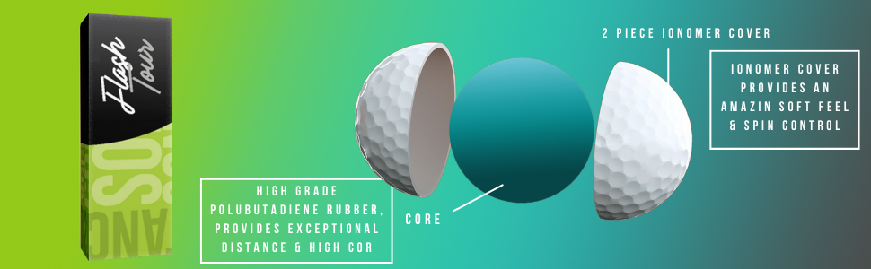 Premium Raydn Flash Tour Golf Balls - 12 Pack High Performance Golf Balls for Distance & Control - Perfect for Practice, Tournaments & Casual Play