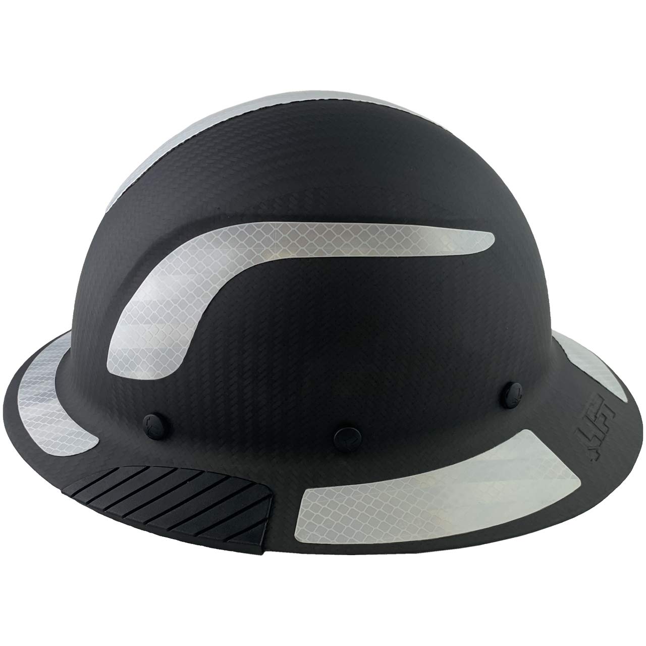 Premium Carbon Fiber Safety Helmet - ANSI Certified Full Brim Hard Hat with Reflective Strips - Matte Black Construction Helmet with Storage Tote Bag - Ideal for Construction, Mining & Industrial Work Safety