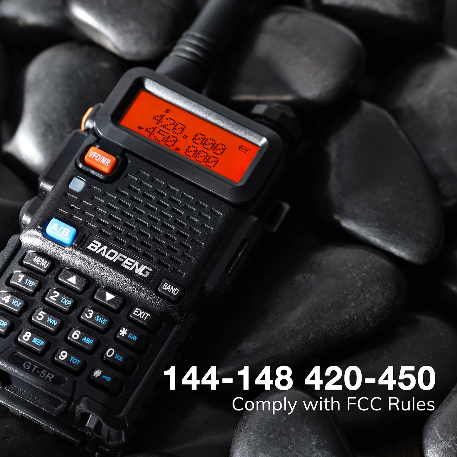 Baofeng GT-5R 5W Dual Band Two Way Radio - Upgraded Legal Version of UV-5R for Ham Radio, Emergency Communication & Outdoor Adventures