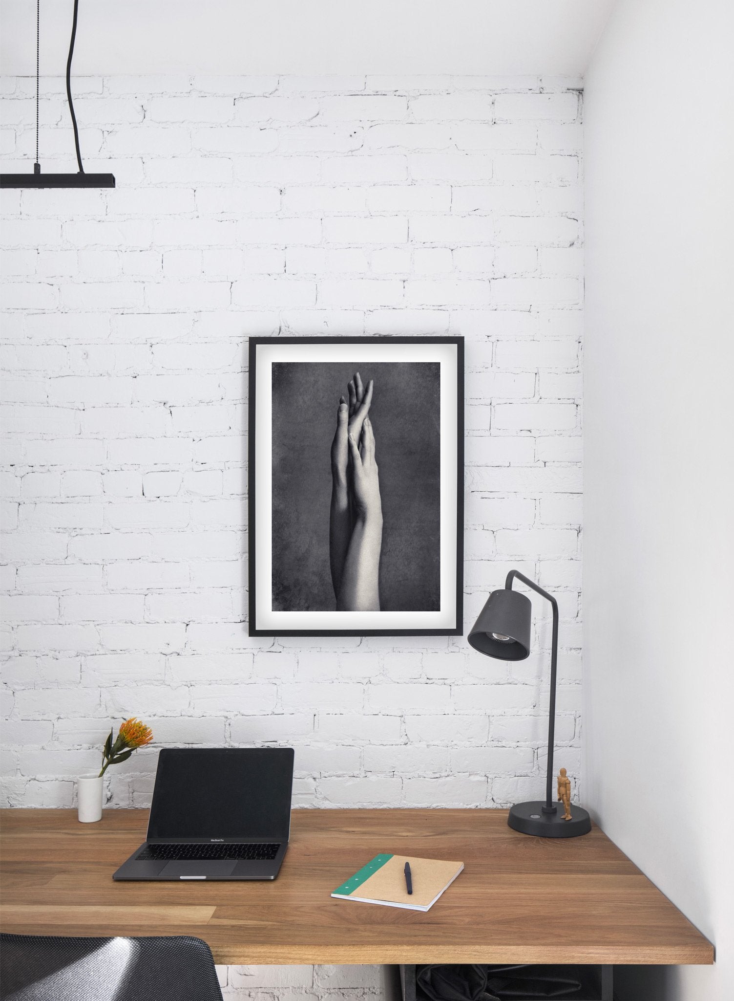 Hands Poster - Motivational Wall Art for Office & Home Decor - Inspirational Quotes & Positive Vibes for Workspace & Living Room