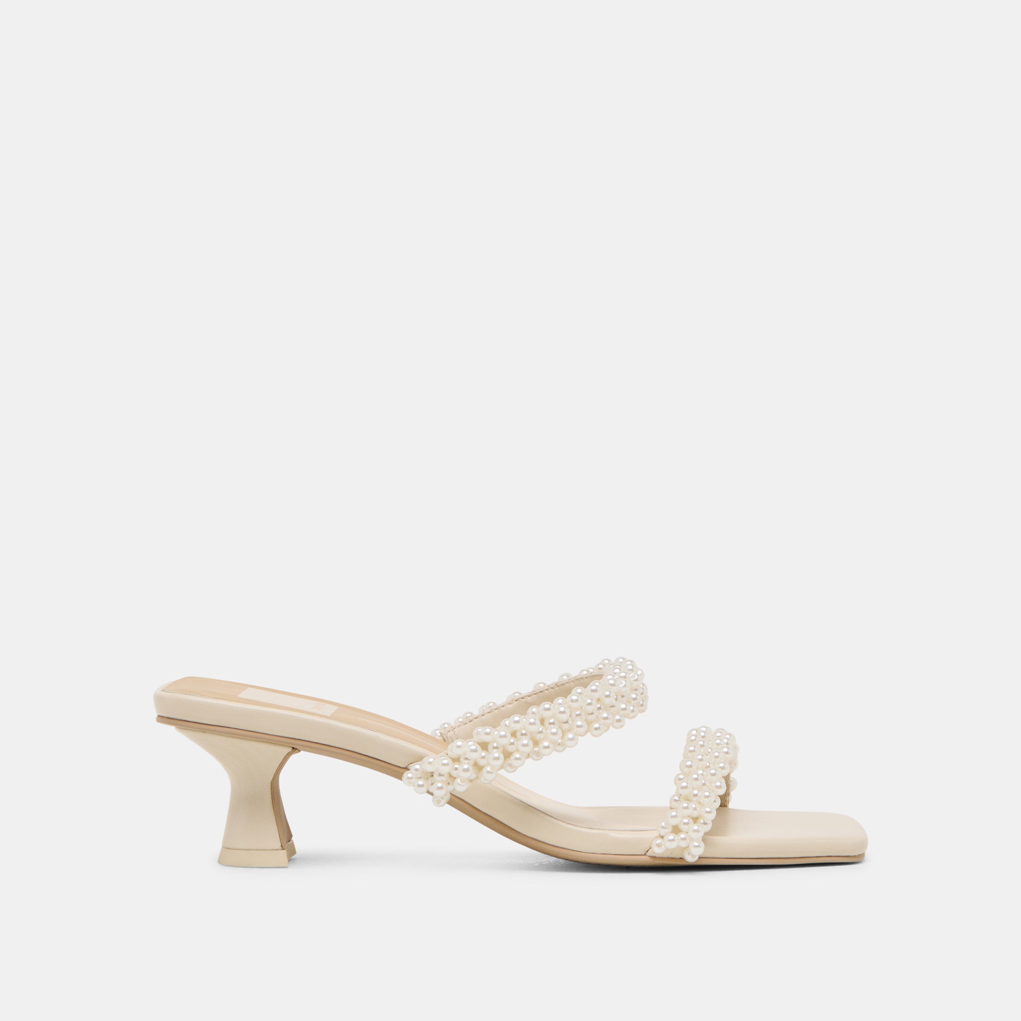 BONI PEARL HEELS VANILLA STELLA - Elegant Women's High Heels for Parties, Weddings & Special Occasions