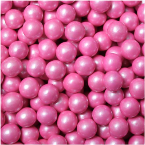 Sixlets Pink Pearl Candy - 5lb Bulk Bag | Colorful Chocolate Candy for Parties, Baking & Snacking | Perfect for Birthday Celebrations, Halloween & Easter Treats