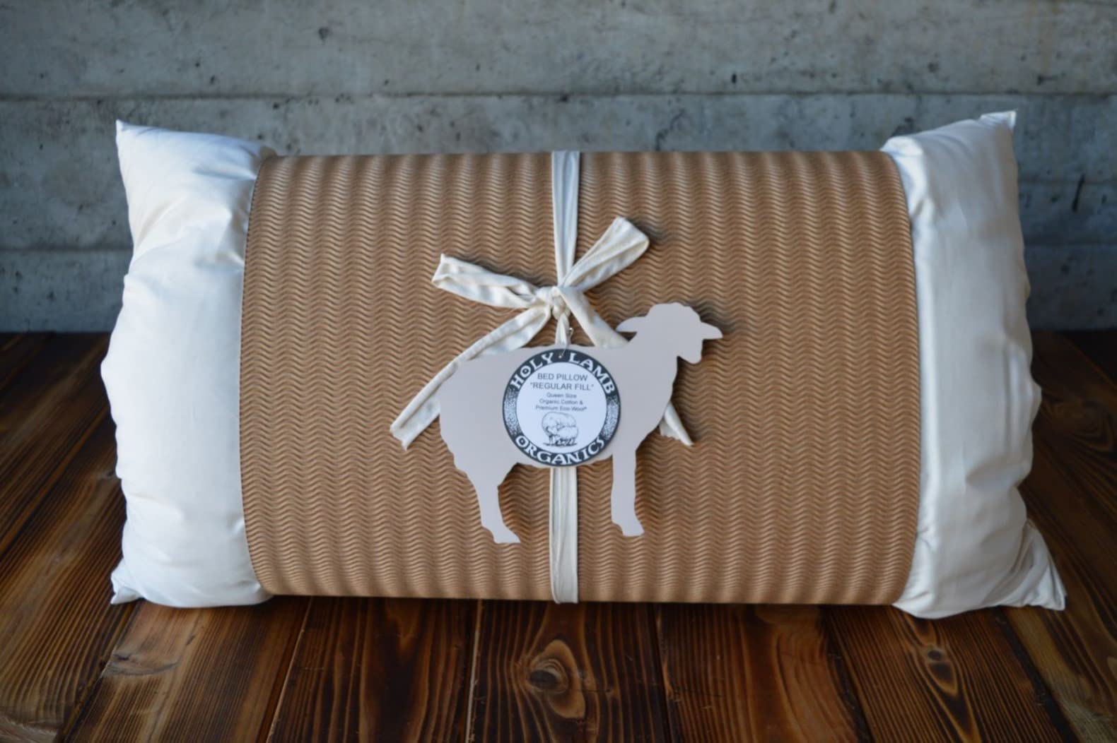 Holy Lamb Organic Wool Pillows - Standard Size for Better Sleep