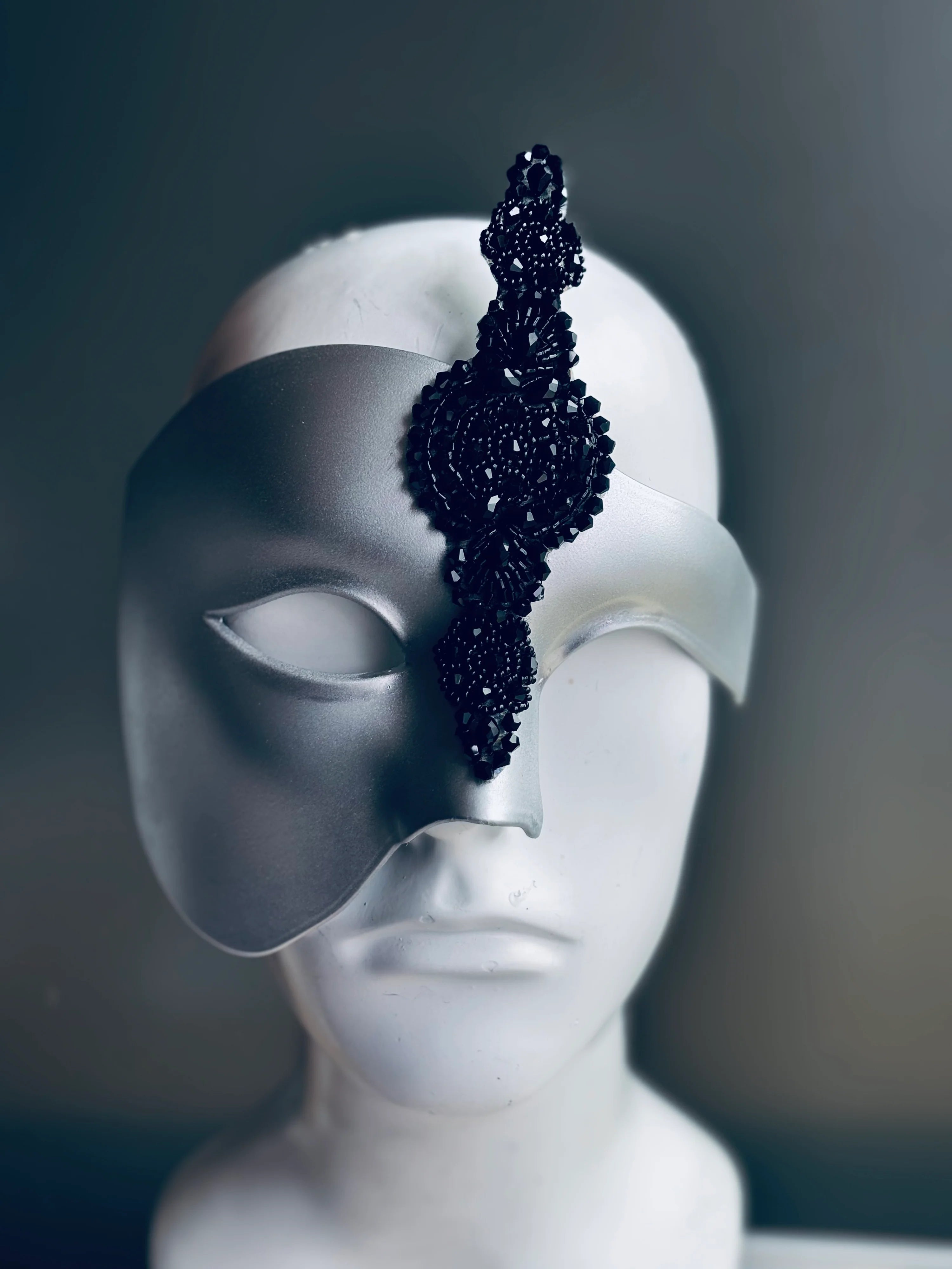Phantom Maharaja Mask - Elegant Indian Inspired Face Covering for Halloween, Cosplay & Festivals | Breathable & Comfortable for Long Wear
