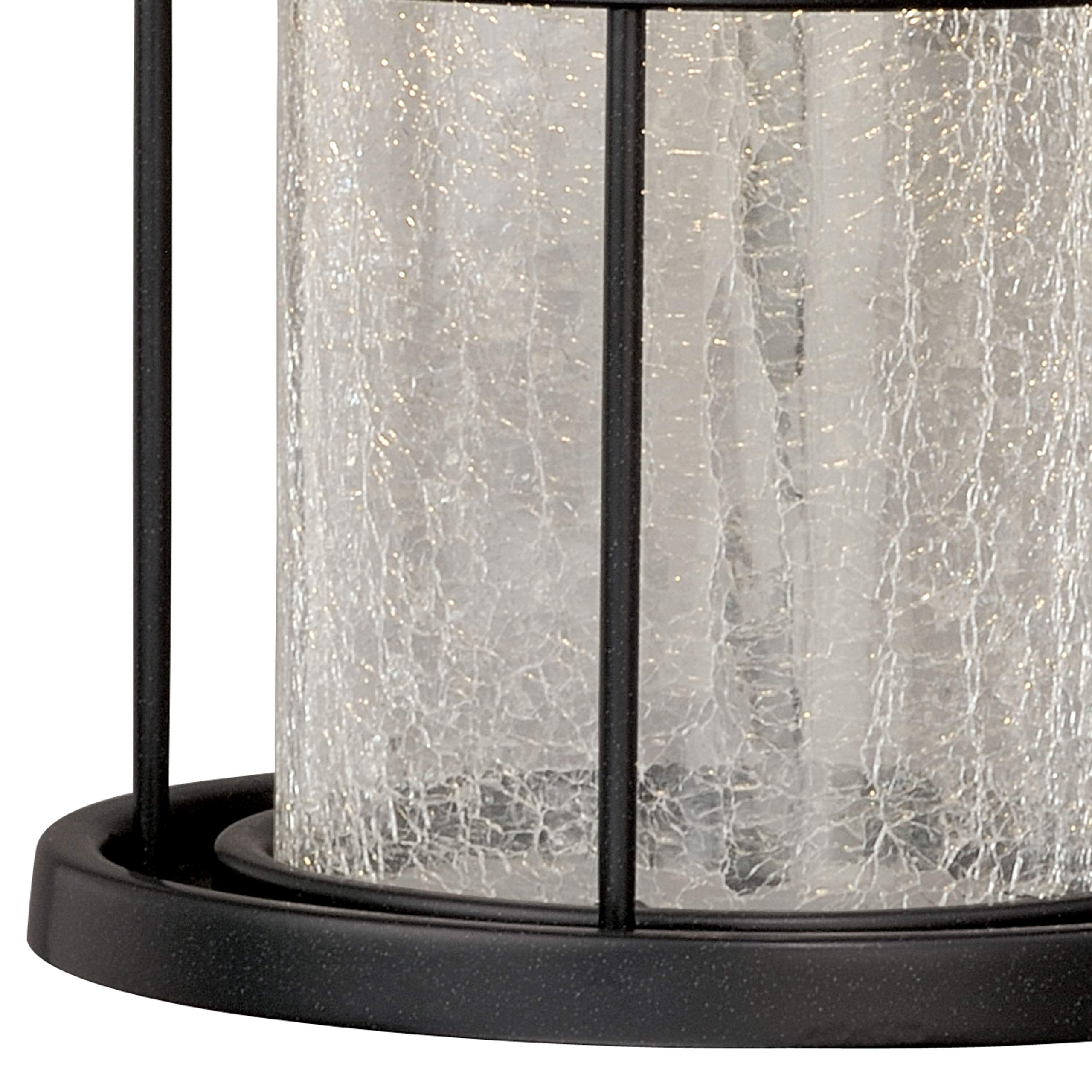 VAXCEL Melbourne 1-Light LED Bronze Outdoor Wall Lantern with Clear Glass - Dusk to Dawn Sensor - Coastal Style Lighting for Porch, Patio & Entryway