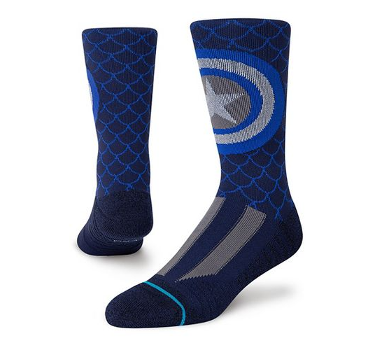Stance Captain Athletic Crew Socks - Performance Sports Socks for Running, Basketball & Gym Workouts - Moisture-Wicking & Cushioned Support for Men & Women
