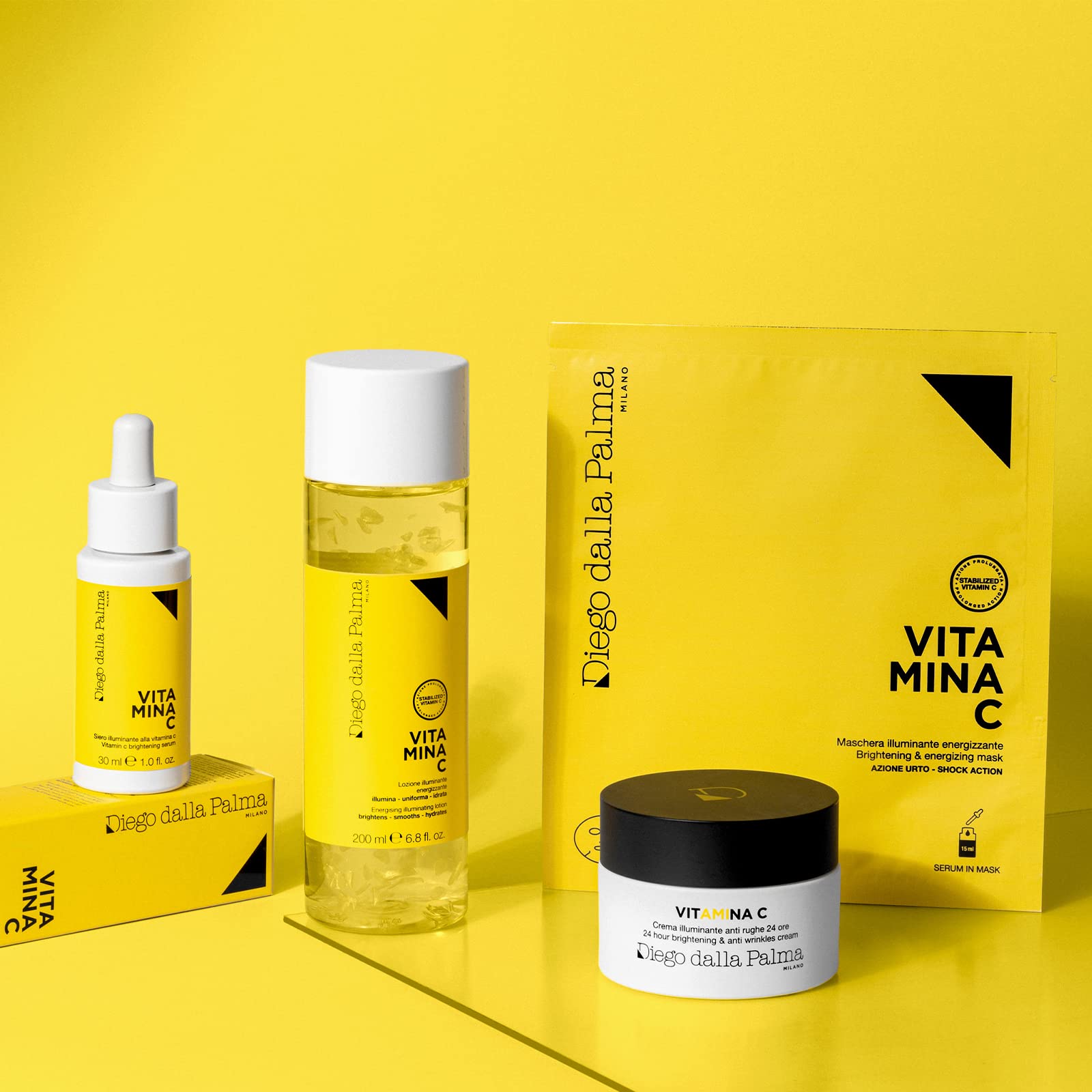 Diego dalla Palma Milano Energising Illuminating Lotion - Brightening Face Moisturizer for Glowing Skin | Day & Night Hydration for Dull & Tired Skin