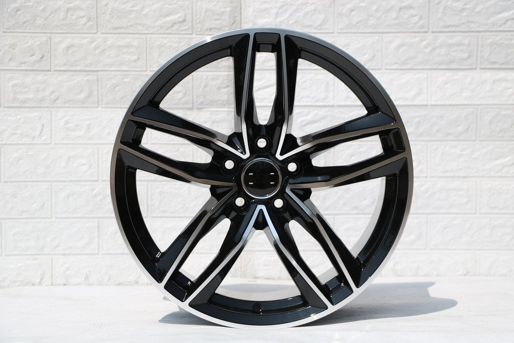 19-Inch Alloy Wheels for Audi A4 A5 A6 A7 A8 Q2 Q3 Q5 Q7 QS3 RS5 RS6 RS7 S4 S5 S6 S7 S8 SQ5 SQ7 - Premium Replacement Rims for Luxury Cars & SUVs - Perfect for Street Performance & Custom Upgrades