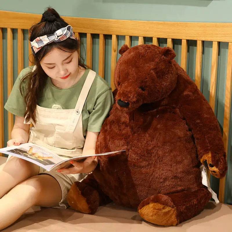 FurryTale Giant Brown Teddy Bear - Extra Large Plush Stuffed Animal for Kids & Adults | Perfect for Cuddling, Gift Giving, Nursery Decor & Bedroom Comfort