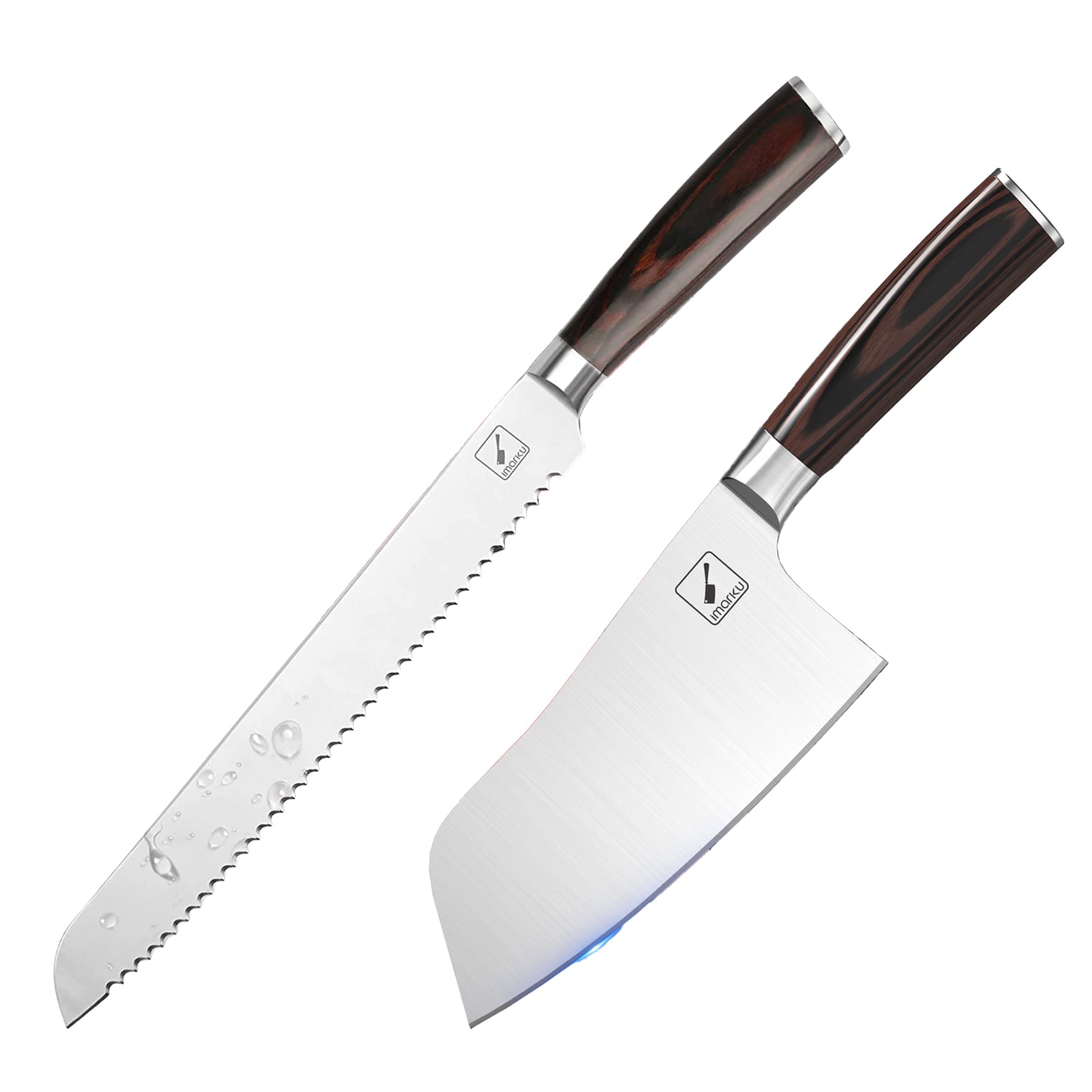 **10-Inch Serrated Bread Knife & 7