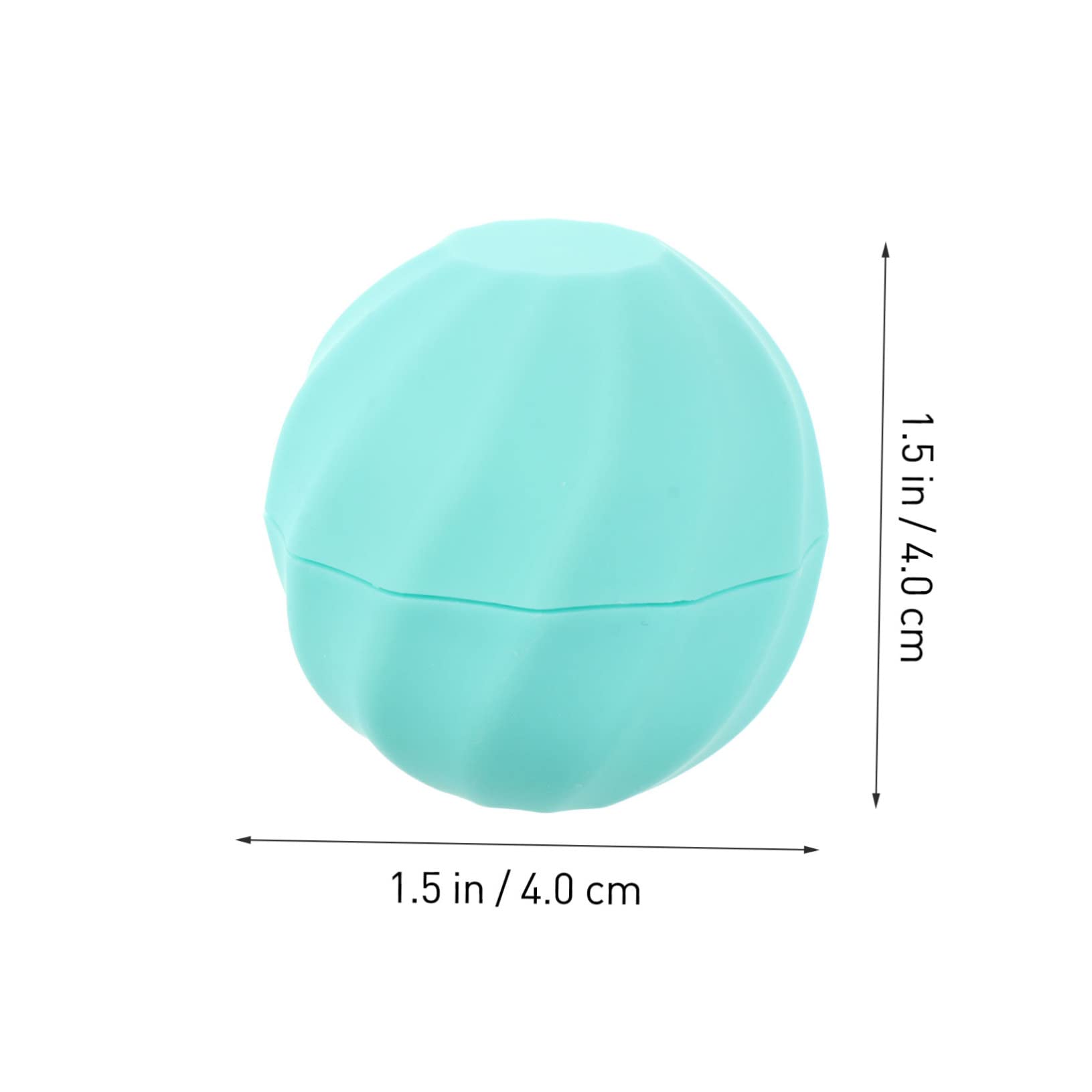 30 Pcs Empty Spherical Lipstick Containers - Moisturizing Lip Balm Tubes for DIY Cosmetics & Skin Care - Bulk Plastic Lip Balm Cases for Travel, Gift Packaging & Makeup Organizing
