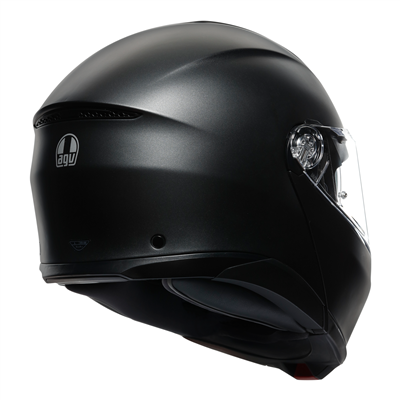 AGV Tourmodular Solid Matt Black Motorcycle Helmet - DOT & ECE Certified for Safety - Lightweight & Comfortable for Long Rides - Perfect for Touring, Commuting, and Adventure Motorcycling