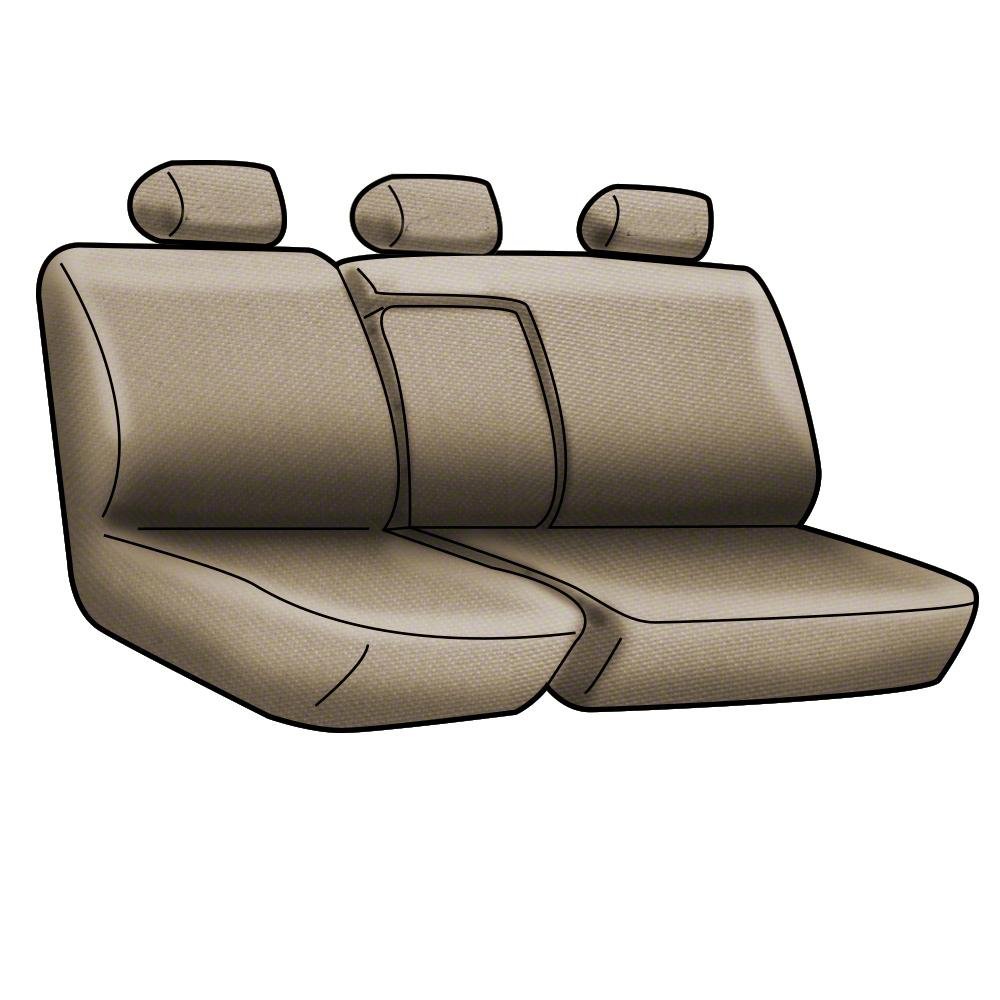 Coverking Rear 60/40 Bench Custom Fit Seat Cover for Subaru Forester - Rhinohide Black | Durable Car Seat Protection for Pets, Kids & Outdoor Adventures