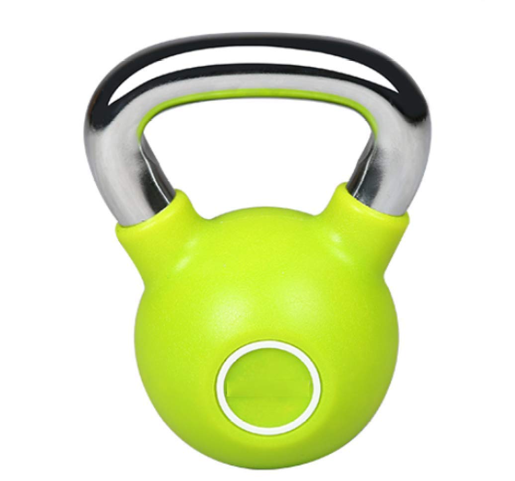 Portable Kettlebell with Handle - 6KG Vinyl Coated for Full Body Workout at Home/Gym