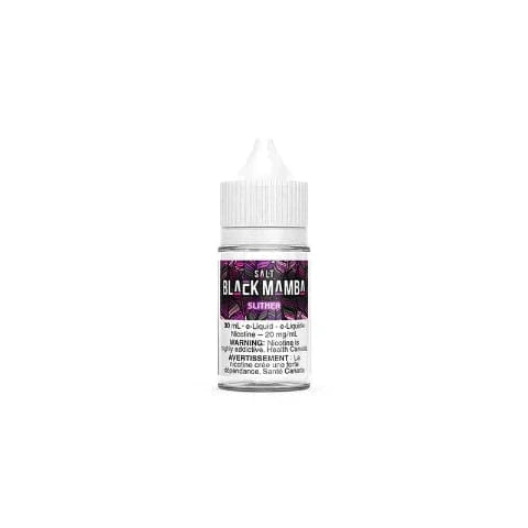 SLITHER Salt Nic Black Mamba Salts 30mL - Premium Nicotine Salt E-Liquid for Vape Pods & Refillable Devices - Perfect for All-Day Vaping & Smooth Throat Hit