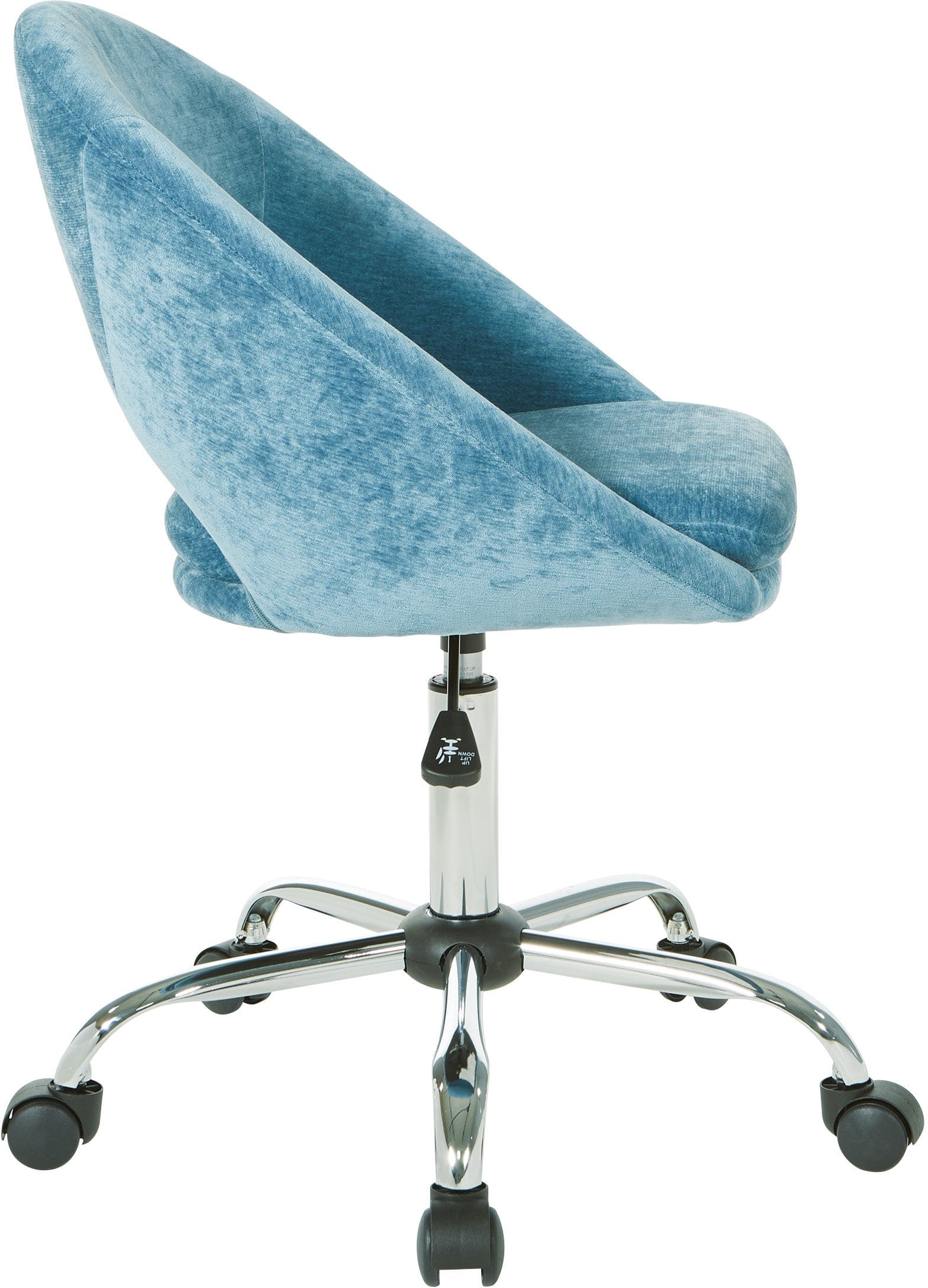 Office Star Milo Office Chair [ML26SA] - Ergonomic Mesh Back & Adjustable Height for Home & Office Workspace