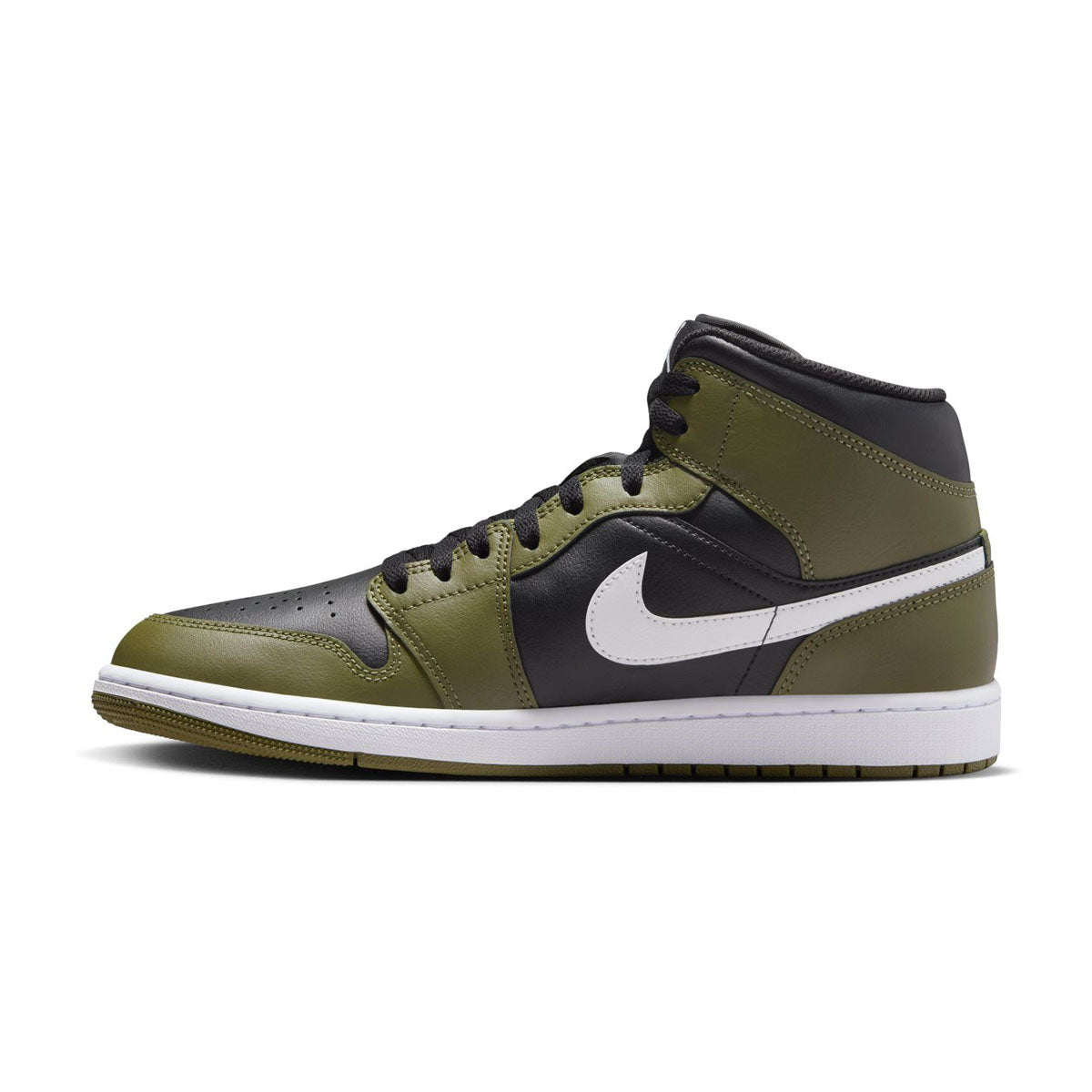 Air Jordan 1 Mid 'Sequoia' Basketball Shoes for Men - Retro Style Sneakers for Casual Wear, Street Fashion & Sports Performance