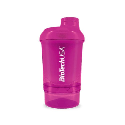 Biotech Wave+ Nano Shaker Bottle - Premium Protein Shaker with Mixing Ball for Gym, Workout & Fitness - Perfect for Protein Powder, Pre-Workout & Post-Workout Drinks