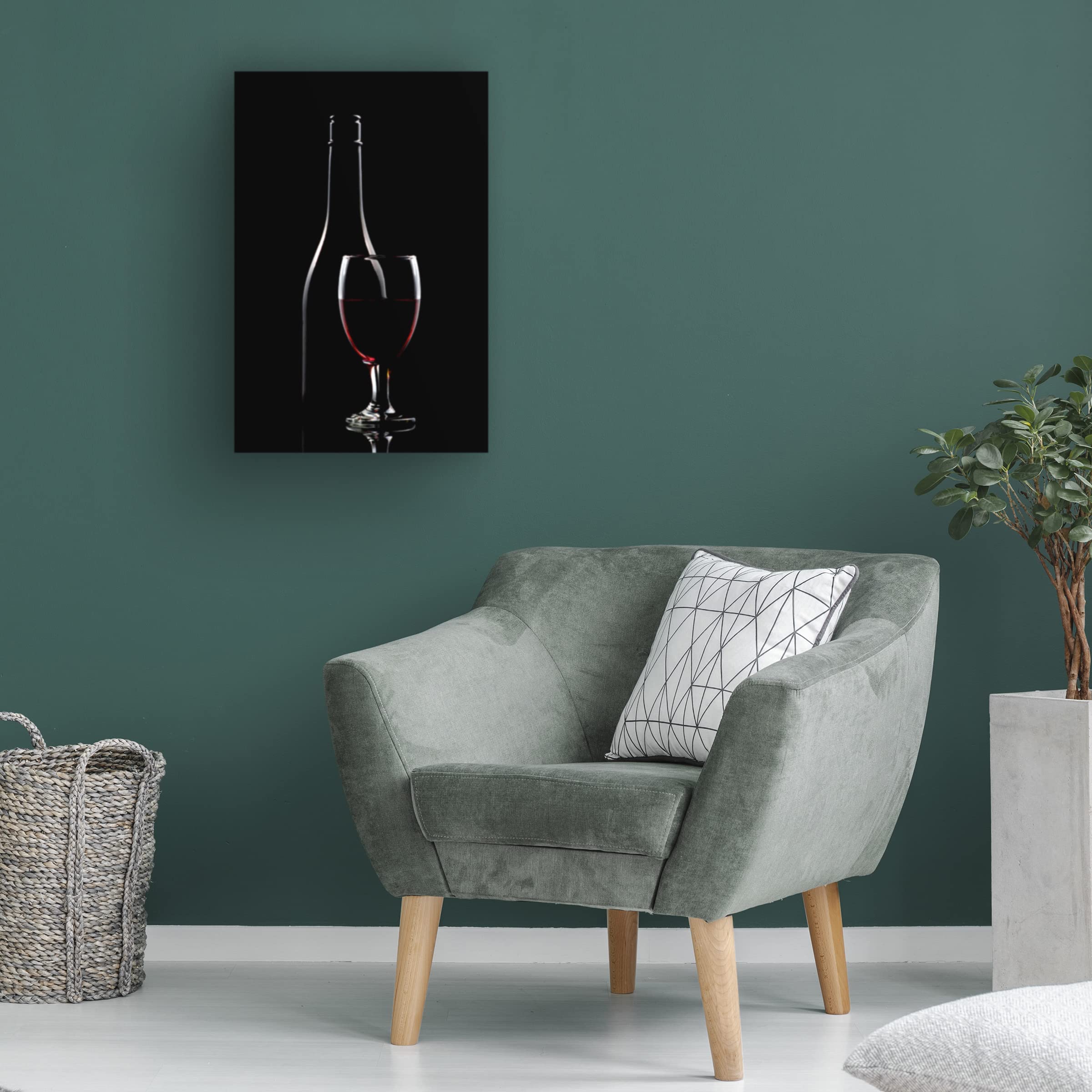 Trademark Fine Art 'Red Wine' Canvas Art Print by Edy Pamungkas - Premium Wall Decor for Living Room, Dining Room & Home Office